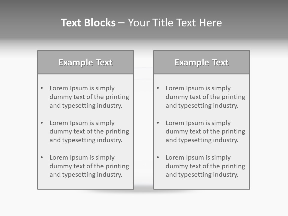 Home Swim Fishbowl PowerPoint Template