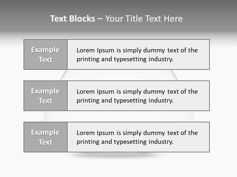 Home Swim Fishbowl PowerPoint Template