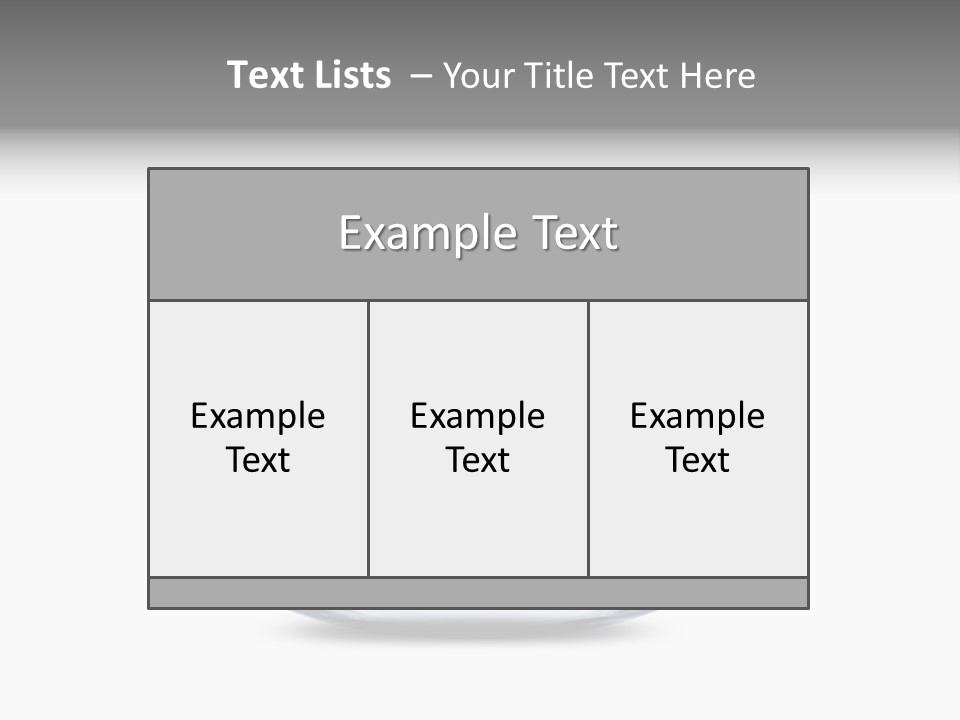 Home Swim Fishbowl PowerPoint Template