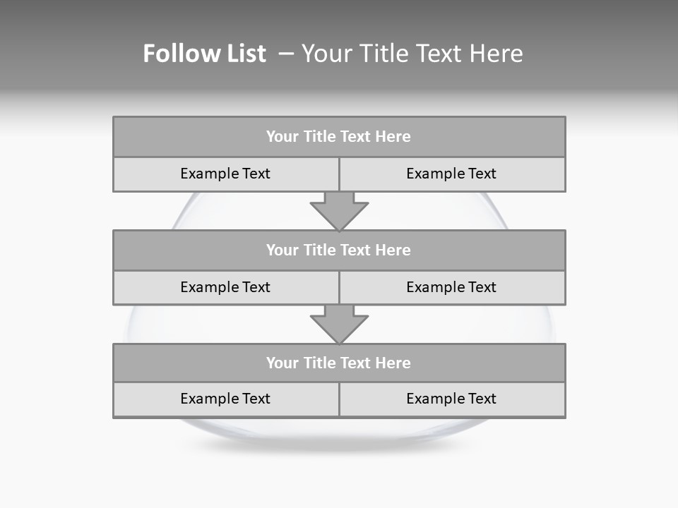 Home Swim Fishbowl PowerPoint Template
