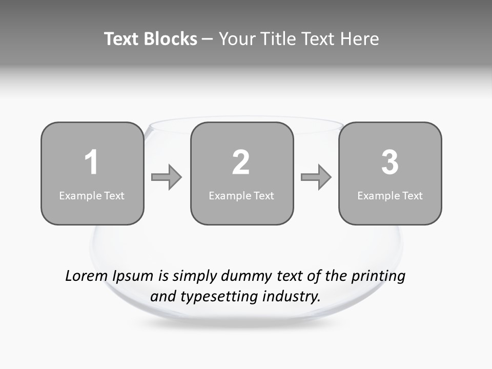 Home Swim Fishbowl PowerPoint Template