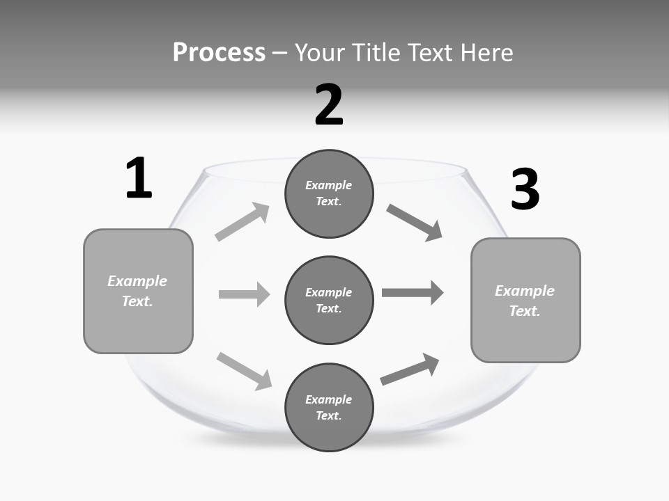 Home Swim Fishbowl PowerPoint Template