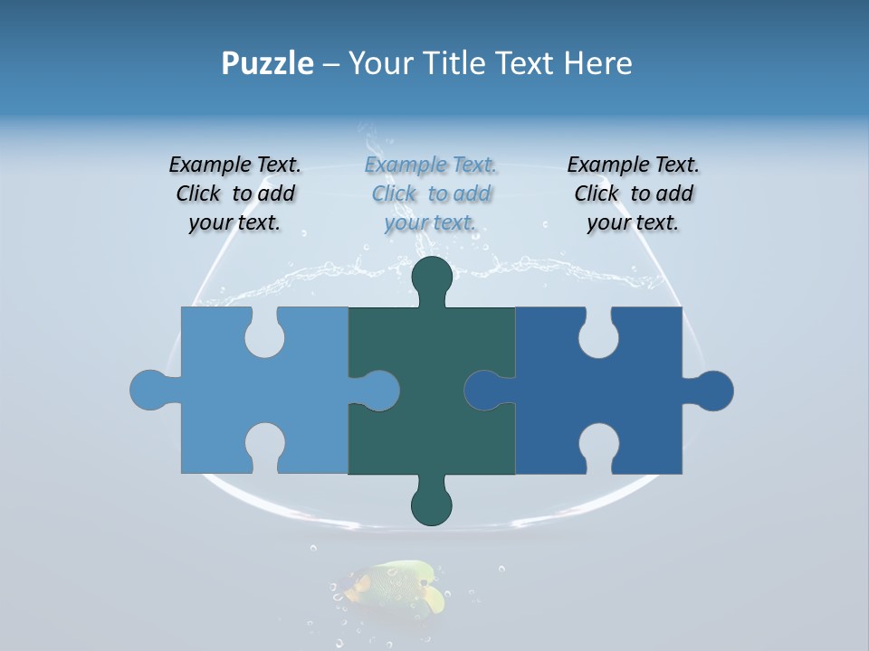 Wave Swim Water PowerPoint Template