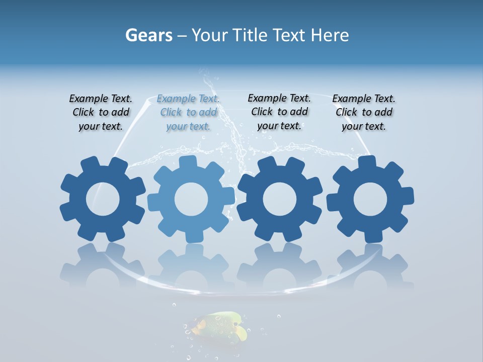 Wave Swim Water PowerPoint Template