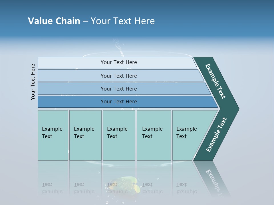 Wave Swim Water PowerPoint Template