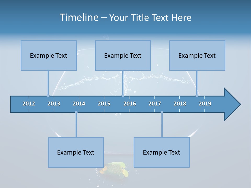 Wave Swim Water PowerPoint Template