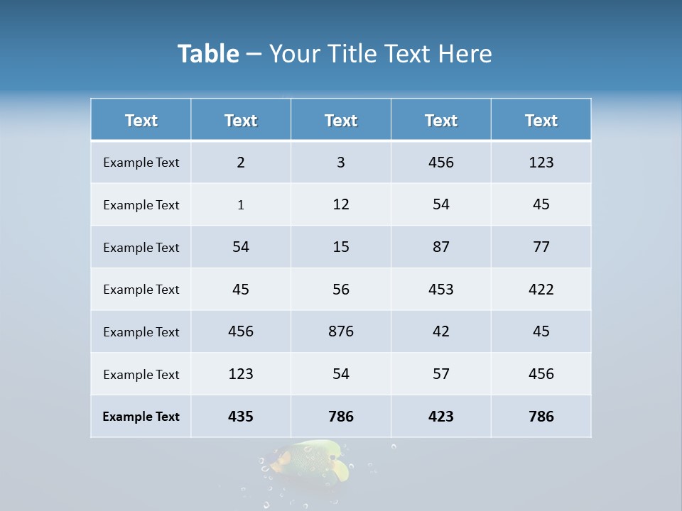 Wave Swim Water PowerPoint Template