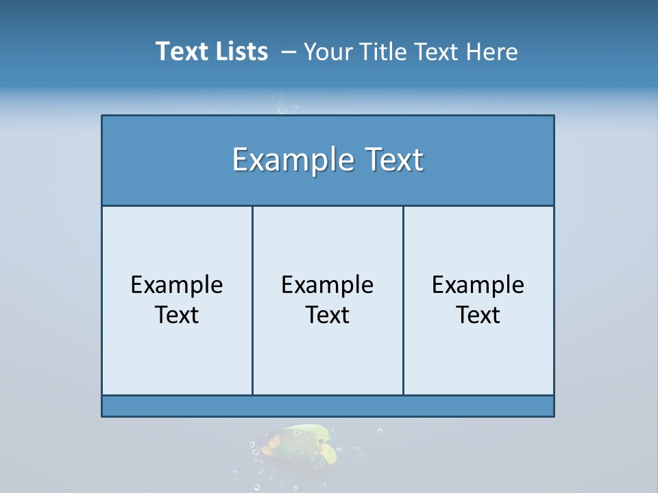 Wave Swim Water PowerPoint Template