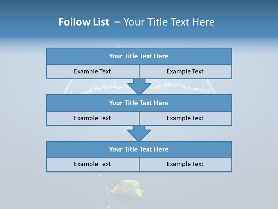Wave Swim Water PowerPoint Template
