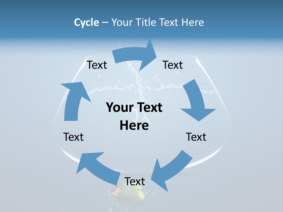 Wave Swim Water PowerPoint Template