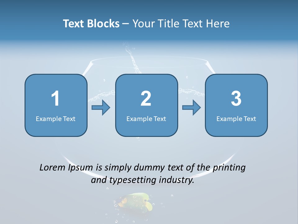 Wave Swim Water PowerPoint Template