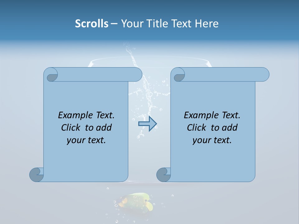 Wave Swim Water PowerPoint Template