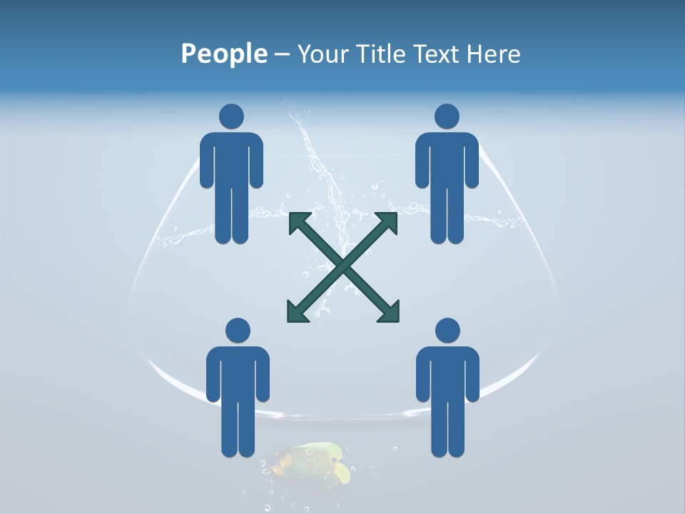 Wave Swim Water PowerPoint Template