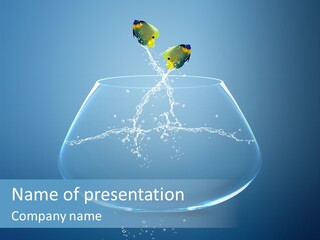 Acrobatic Chance Water PowerPoint Template