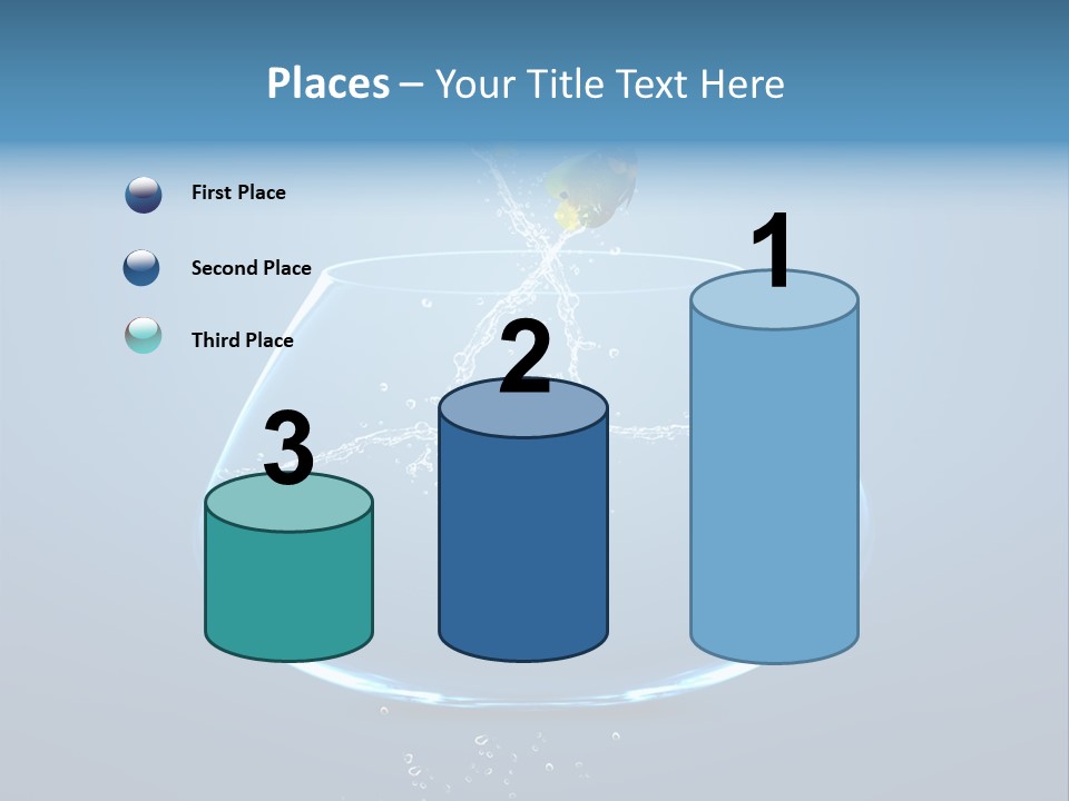 Acrobatic Chance Water PowerPoint Template