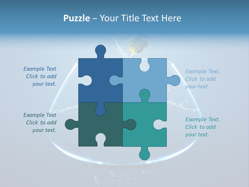 Acrobatic Chance Water PowerPoint Template