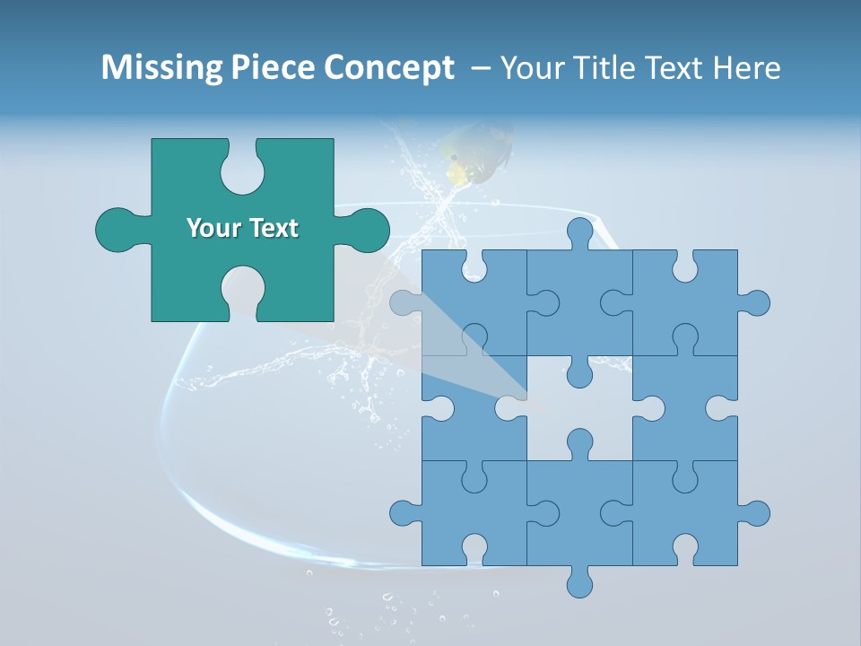 Acrobatic Chance Water PowerPoint Template