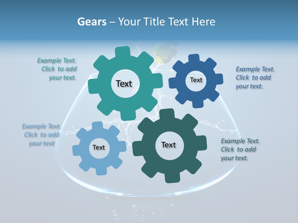 Acrobatic Chance Water PowerPoint Template