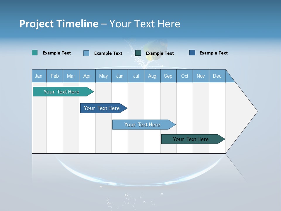 Acrobatic Chance Water PowerPoint Template