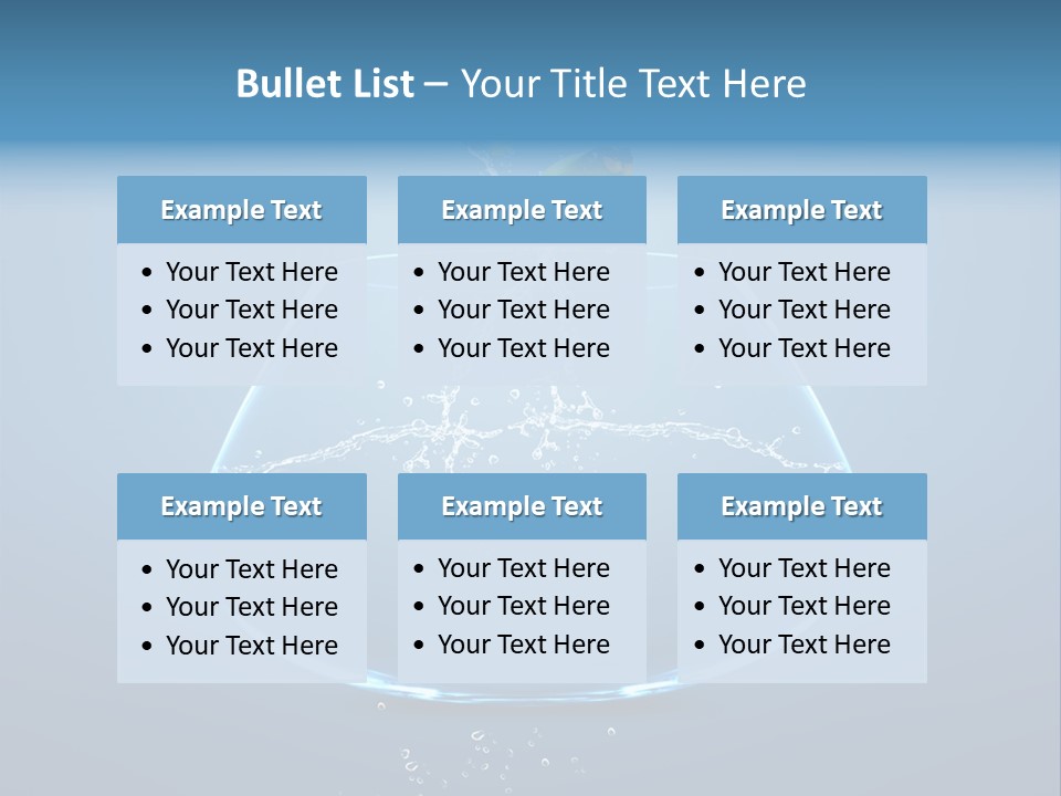 Acrobatic Chance Water PowerPoint Template