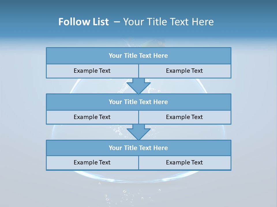 Acrobatic Chance Water PowerPoint Template
