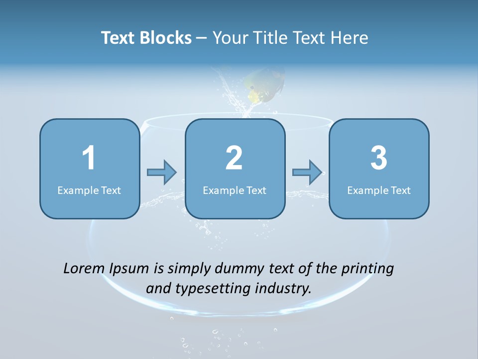 Acrobatic Chance Water PowerPoint Template