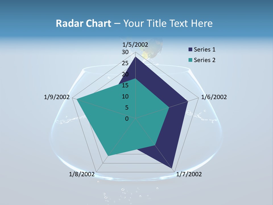 Acrobatic Chance Water PowerPoint Template