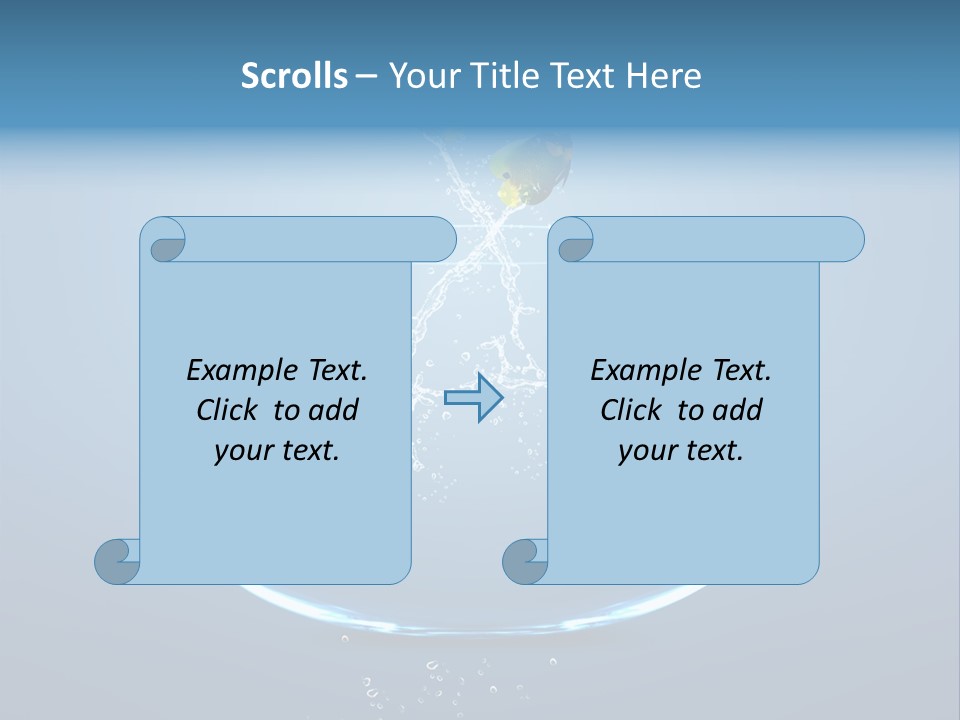 Acrobatic Chance Water PowerPoint Template