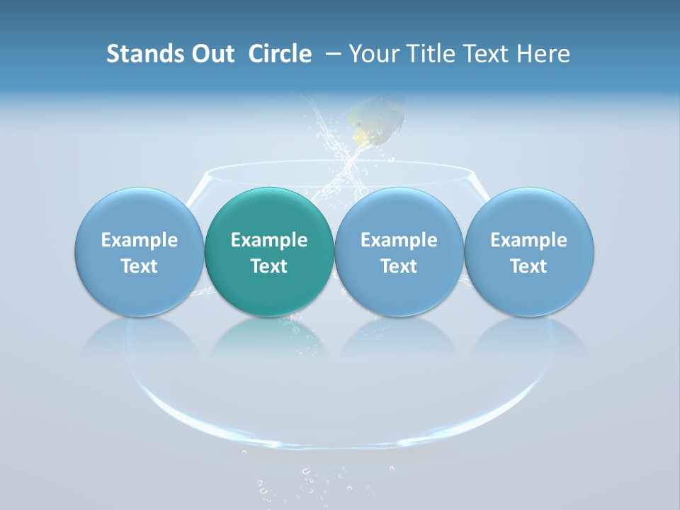 Acrobatic Chance Water PowerPoint Template