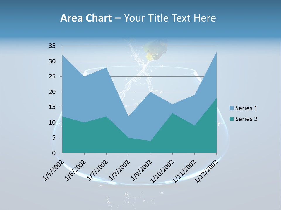Acrobatic Chance Water PowerPoint Template