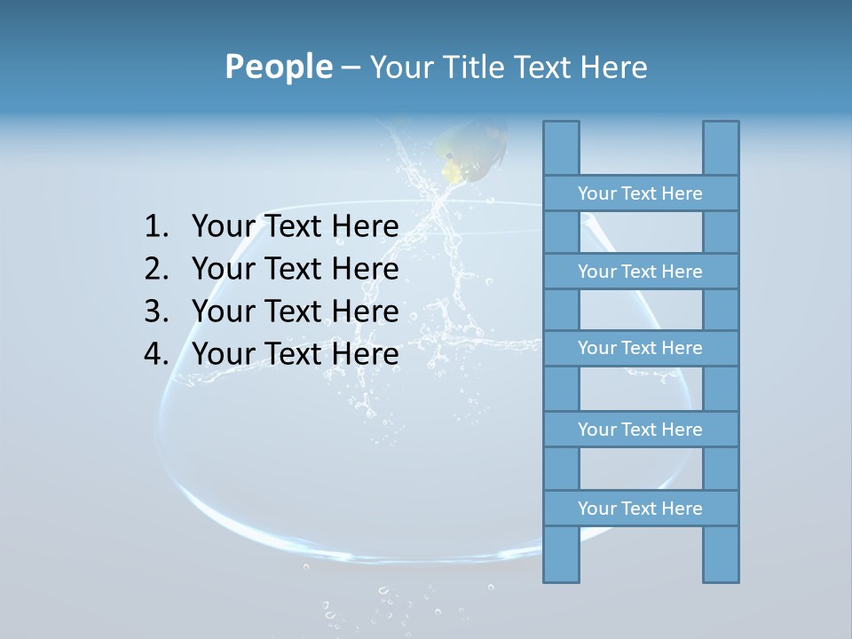 Acrobatic Chance Water PowerPoint Template