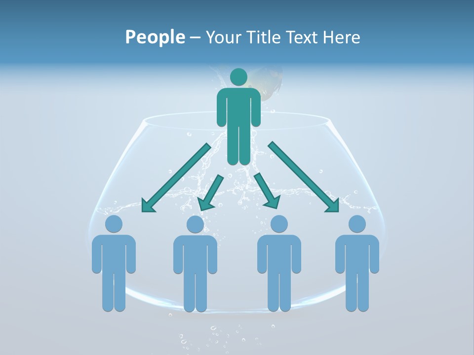 Acrobatic Chance Water PowerPoint Template