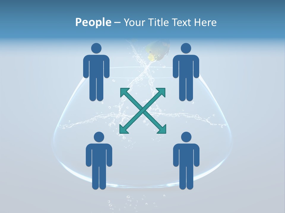 Acrobatic Chance Water PowerPoint Template