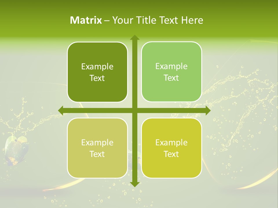 Diving Freedom Angel PowerPoint Template