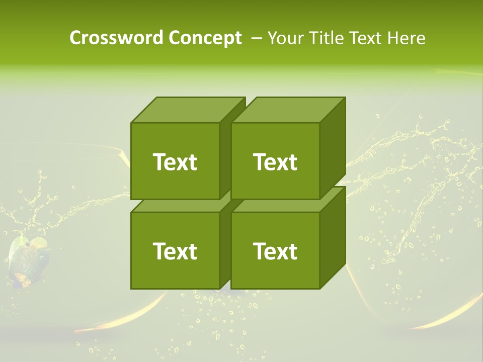 Diving Freedom Angel PowerPoint Template