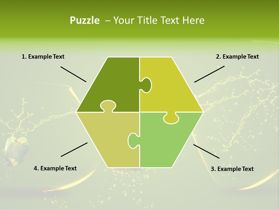 Diving Freedom Angel PowerPoint Template