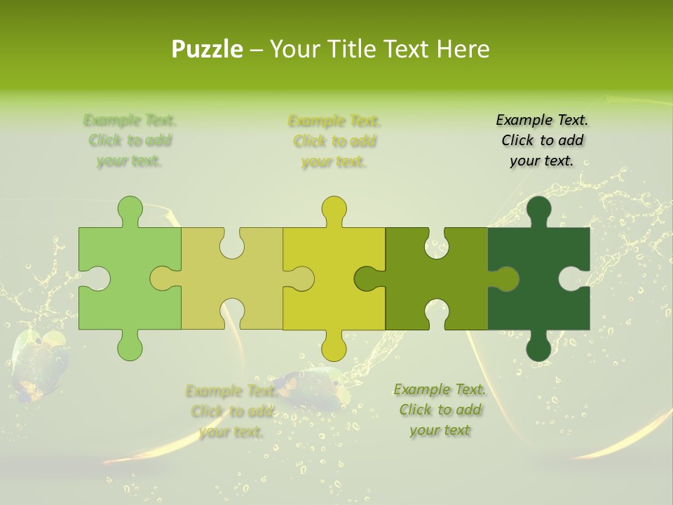 Diving Freedom Angel PowerPoint Template