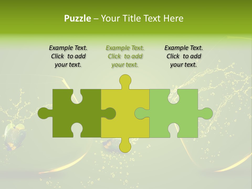 Diving Freedom Angel PowerPoint Template