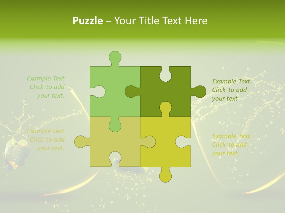 Diving Freedom Angel PowerPoint Template