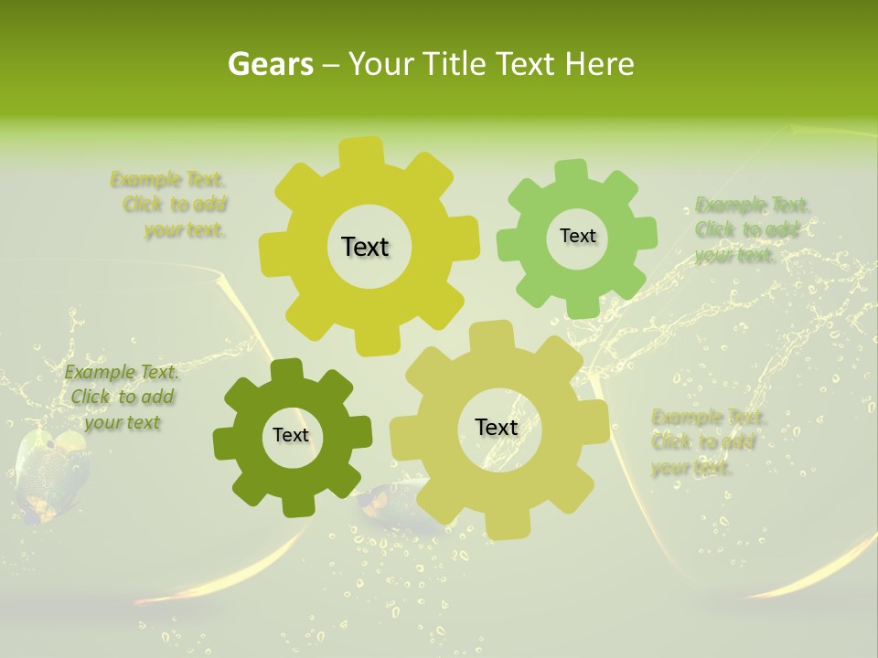 Diving Freedom Angel PowerPoint Template