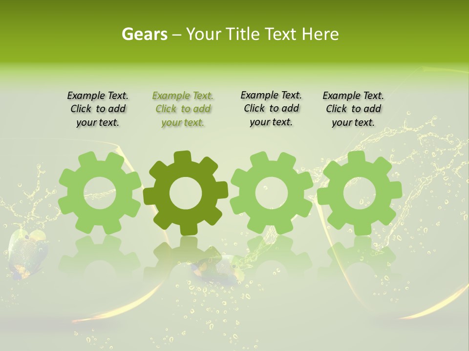 Diving Freedom Angel PowerPoint Template