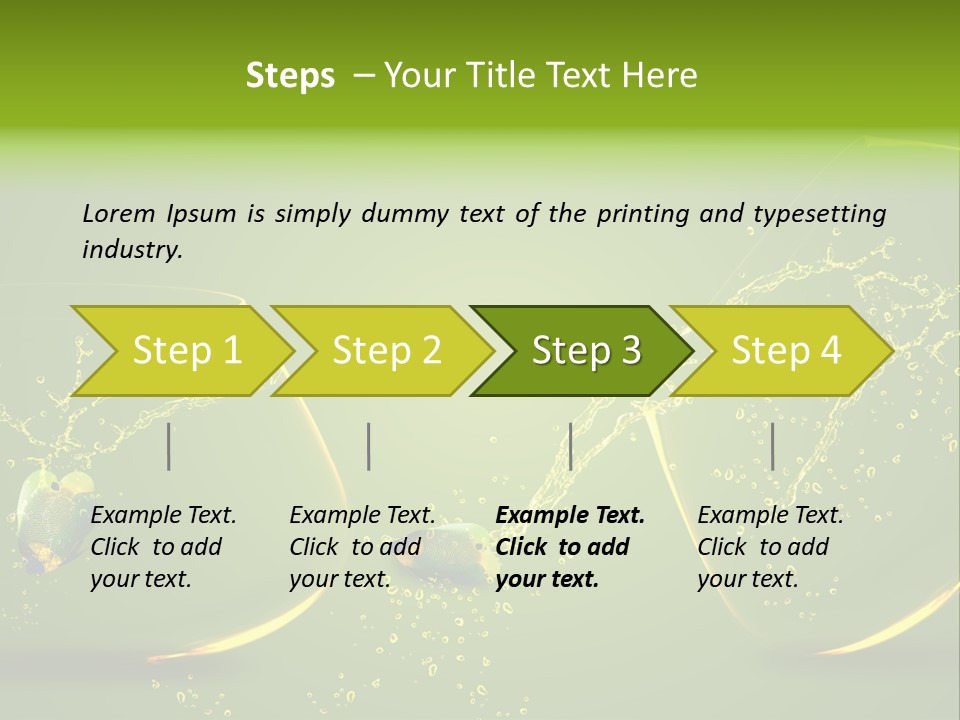 Diving Freedom Angel PowerPoint Template
