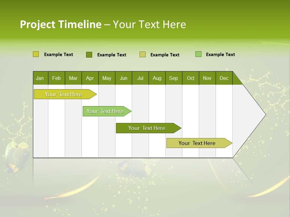 Diving Freedom Angel PowerPoint Template