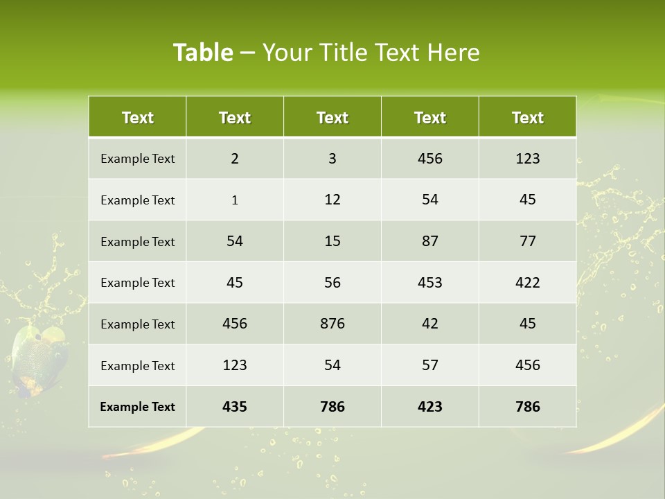 Diving Freedom Angel PowerPoint Template
