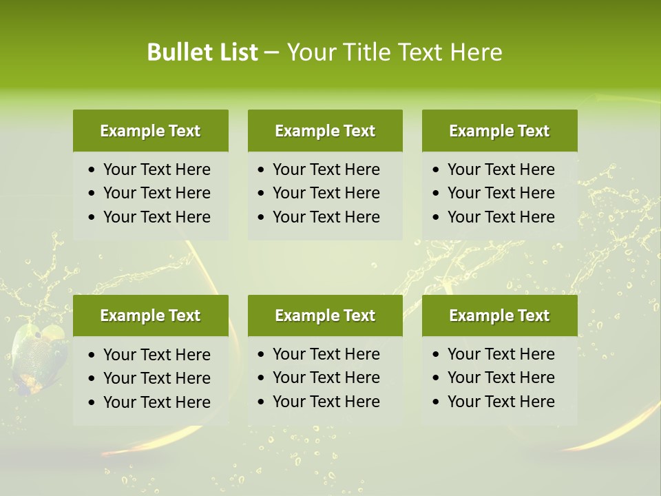 Diving Freedom Angel PowerPoint Template