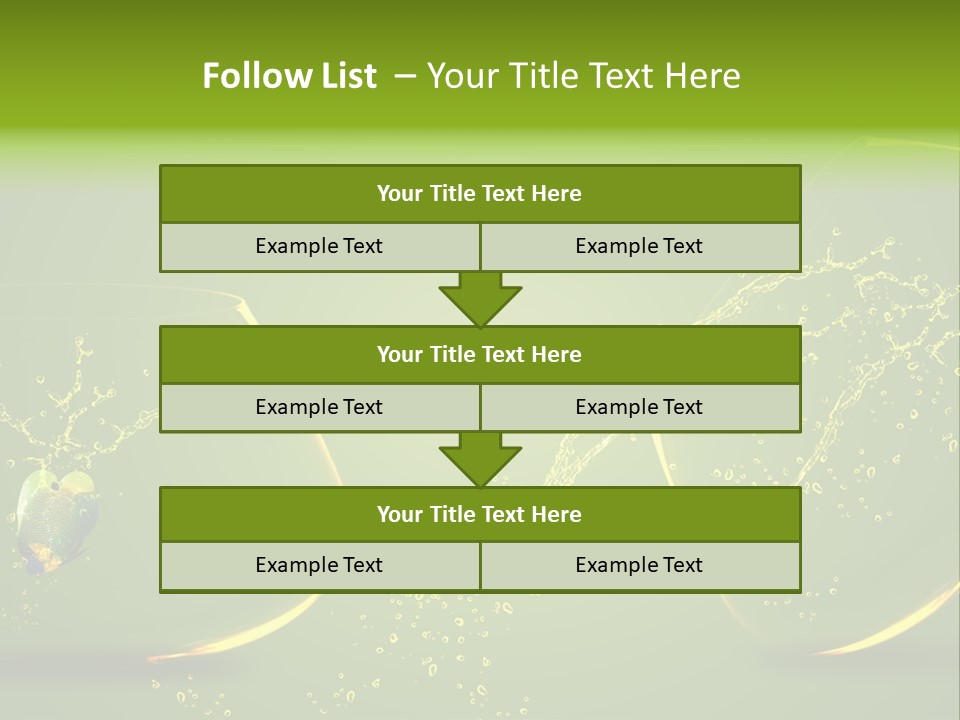 Diving Freedom Angel PowerPoint Template