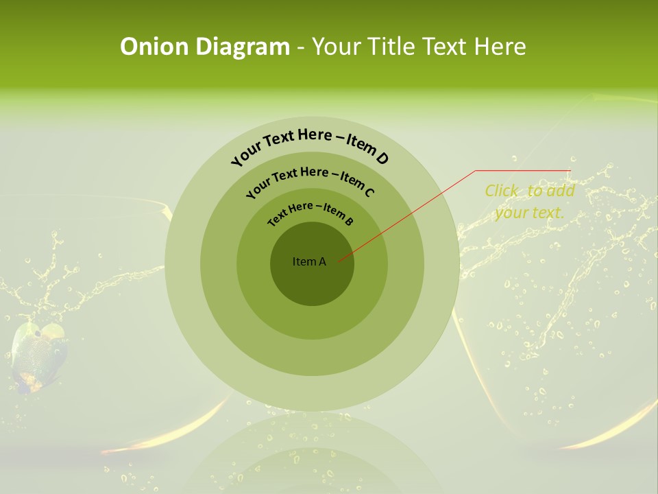 Diving Freedom Angel PowerPoint Template