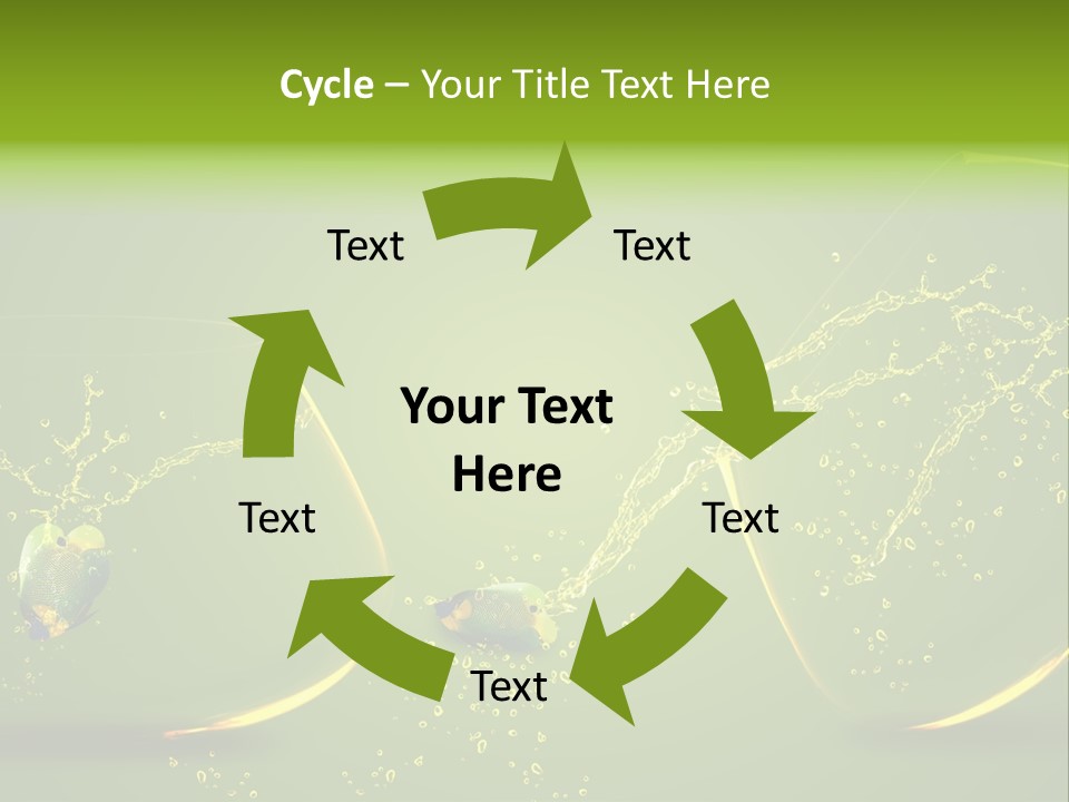 Diving Freedom Angel PowerPoint Template