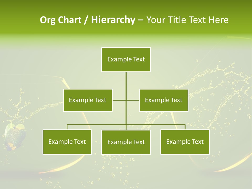 Diving Freedom Angel PowerPoint Template