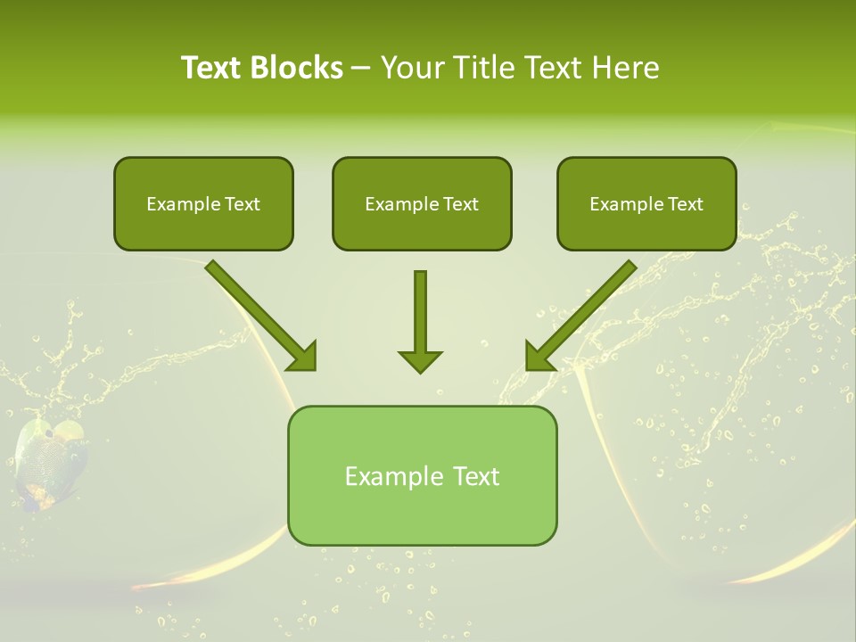 Diving Freedom Angel PowerPoint Template